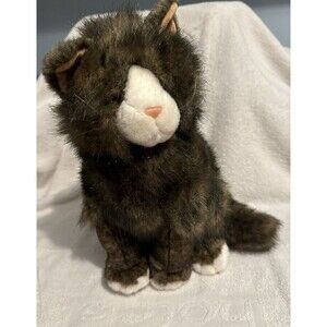Ty Classic Plush Prissy the Cat 12" 1999 Realistic Stuffed Animal Brown Kitty